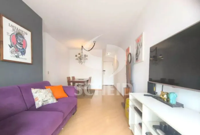 Apartamento mobiliado para locação com 69m² 2 quartos sendo duas suíte com 1 Vaga