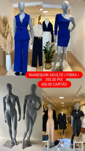 Manequim de fibra