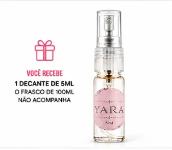 Decante Perfume Árabe Yara Lattafa Feminino 5ml Original