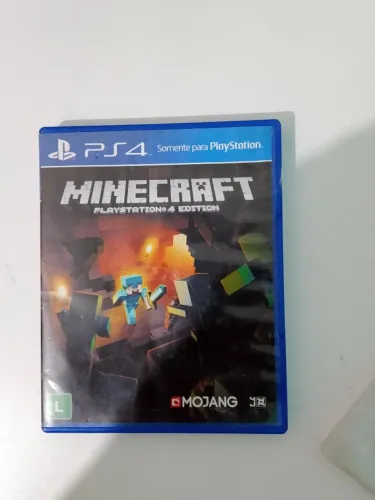 Minecraft para ps4 original em português mídia física