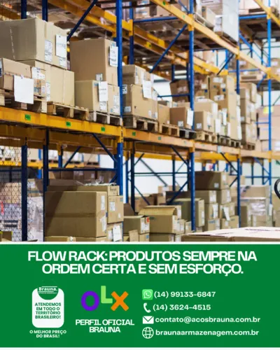 Flow Rack: Produtos Sempre na Ordem