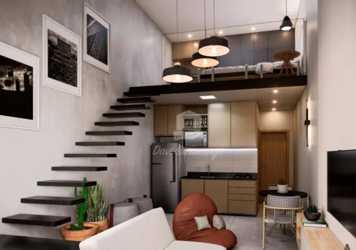 Lofts Com Mezanino Em São Francisco.