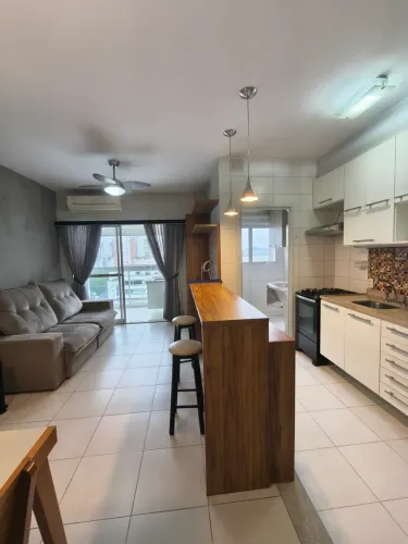 Apartamento para alugar mobiliado, no José Menino, Santos - SP