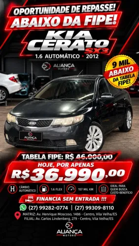 Kia Motors Cerato 1.6 16V Aut. 2012