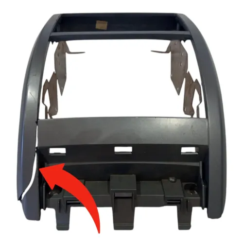 Moldura Multimídia Painel Nissan Sentra 2007 2008 A 2012 Cinza