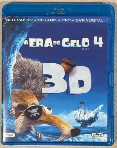 BLU-RAY + BLU-RAY 3D + DVD A ERA DO GELA 4