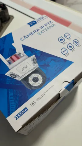 CÂMERA IP PTZ EXTERNA COM 3 LENTES 