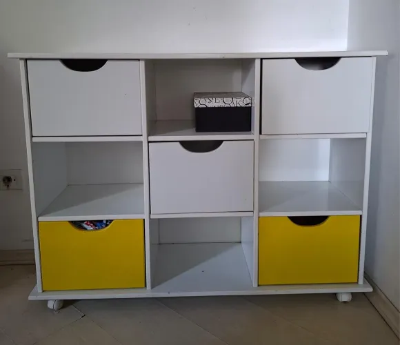 Estante Bookland Tok&Stok original com gavetas