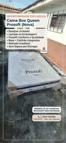 Cama box. 12c. De espuma promoção!!!