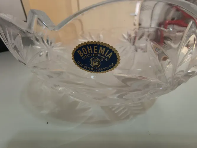 Cristal Bohemia República Tcheca - peças lindíssimas 