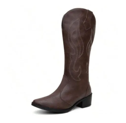 Bota Anna Andrade cor café 