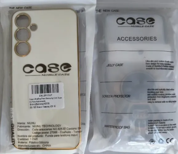Lote 017 Capa Ultrafina para Samsung com Suporte para Astronauta Branco Samsung A35 5gG Ca