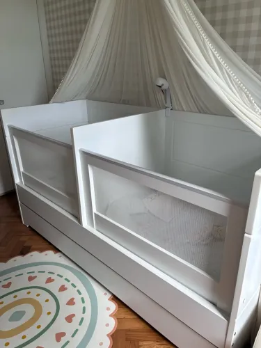 Berço para gêmeos - novinho!
