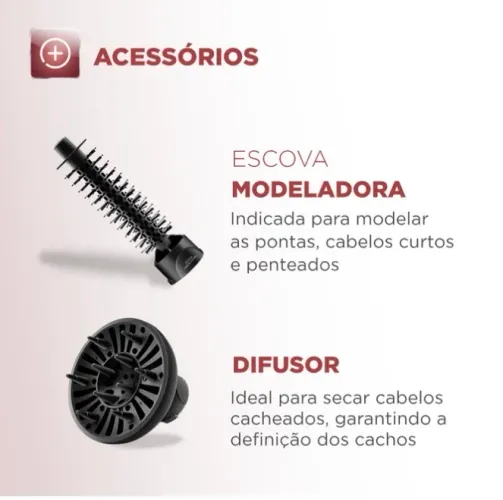 Escova modeladora MONDIAL