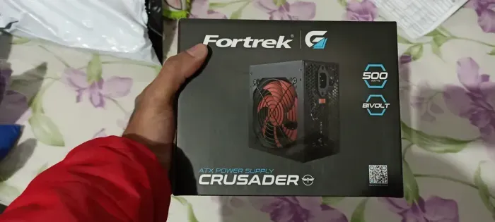 Fonte Gamer 500W ATX Crusader Fortrex