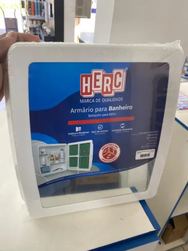 Armário para Banheiro Herc, Somos Loja. LEIA A DESCRIÇÃO COM ATENÇÃO!!!