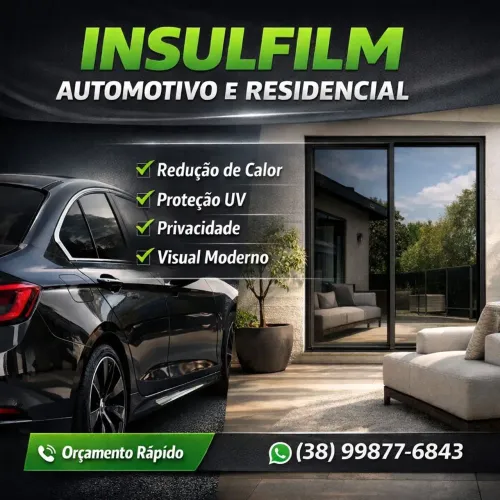 Insulfilm automotivo e residencial