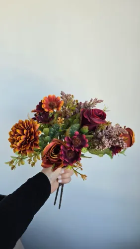 Flores de plástico