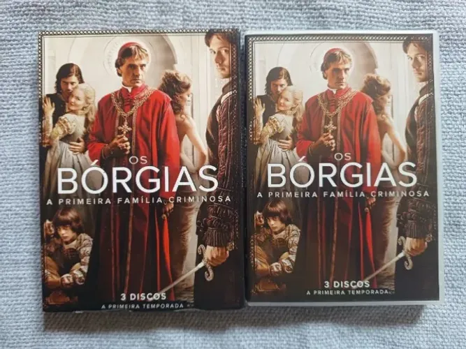 DVD Triplo Filme Os Bórgias - A Primeira Família Criminosa - A 1° Temporada - Excelente Es