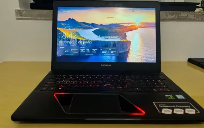 notebook gamer samsung odyssey Intel Core i7 Geforce GTX 1050