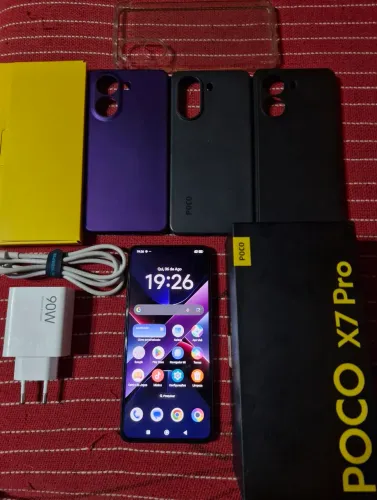 POCO X7 Pro 512GB Armazenamento e 12GB de RAM, Carregador turbo de 90w - Estado de Zero!