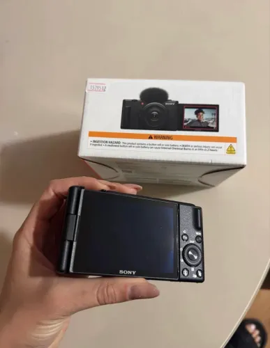 SONY ZV 1F NOVA NA CAIXA