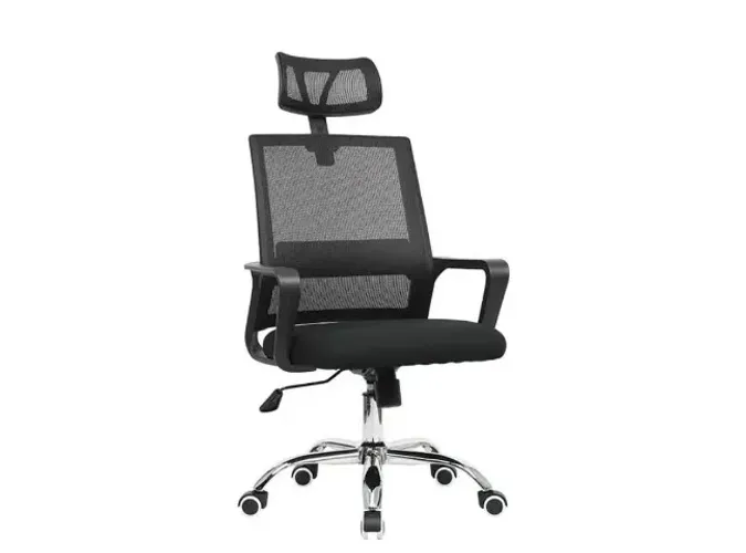 Cadeira Escritório Ergonômica Casanova Preta Estofada
