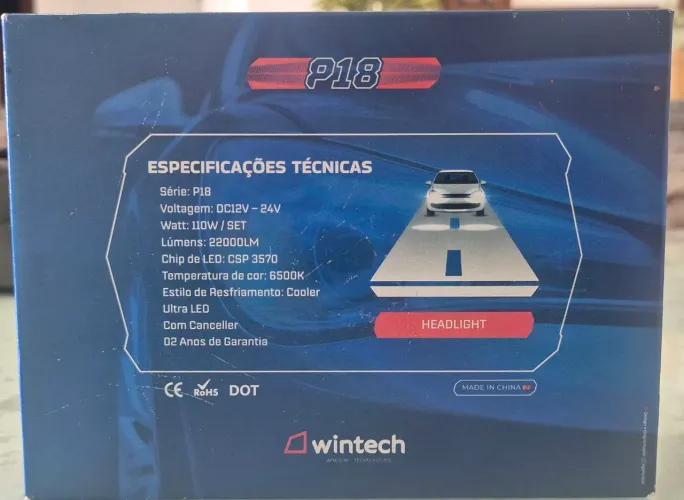 Lampadas de Leds para carross modernos