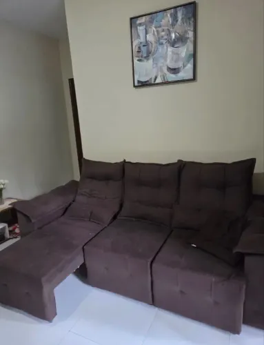 Sofá 3 lugares retrátil 