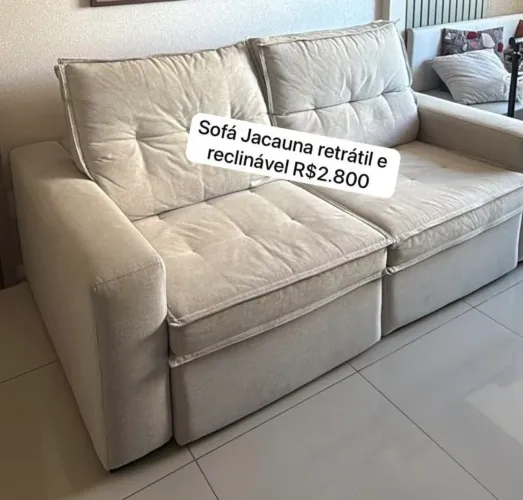 Sofa reclinávei da jacauna