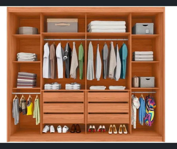 Guarda roupa seminovo, sem marcas de uso pra desmontar e retirar.