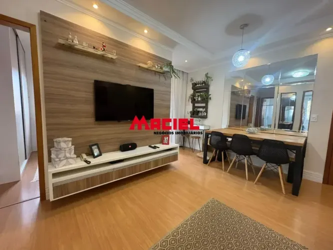 Apartamento com sacada no Jardim Oriente, zona sul de SJC