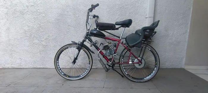 Bicicleta Motizada 80cc Completa ? Projeto Único, Bem Cuidada!