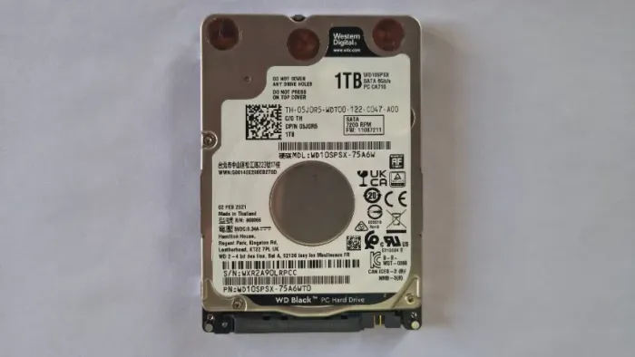 HD 2.5 WD Black 1TB - 7.200RPM - Slim - 100% Saudável - PS4 / Xbox / Notebook's