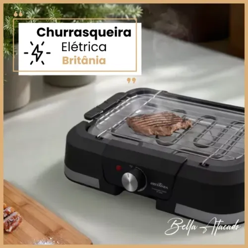 Churrasqueira elétrica Britânia BCQ10A - 110v