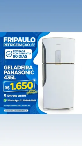 Geladeira panasonic Frost Free duplex 