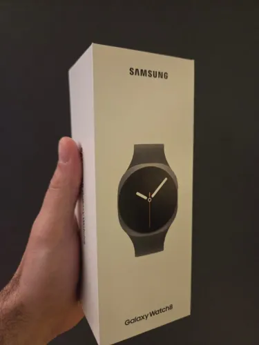 Smartwatch Samsung Galaxy Watch8 40mm Grafite Bluetooth 32GB - Novo Lacrado Garantia 12m