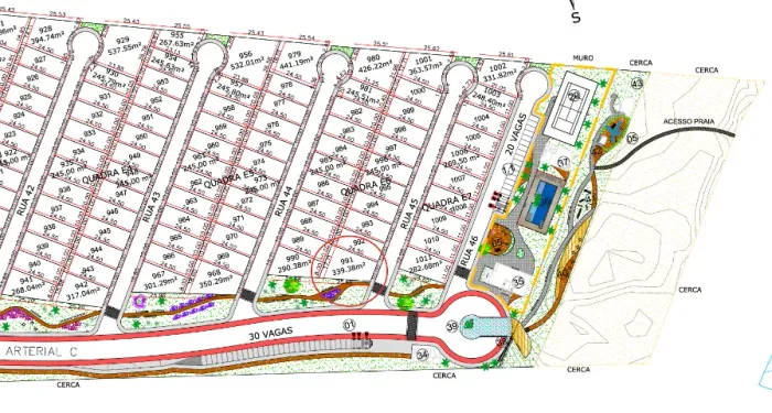 LOTE PREMIUM NO VILLAREDO BARRA - VISTA DIRETA PARA O MAR