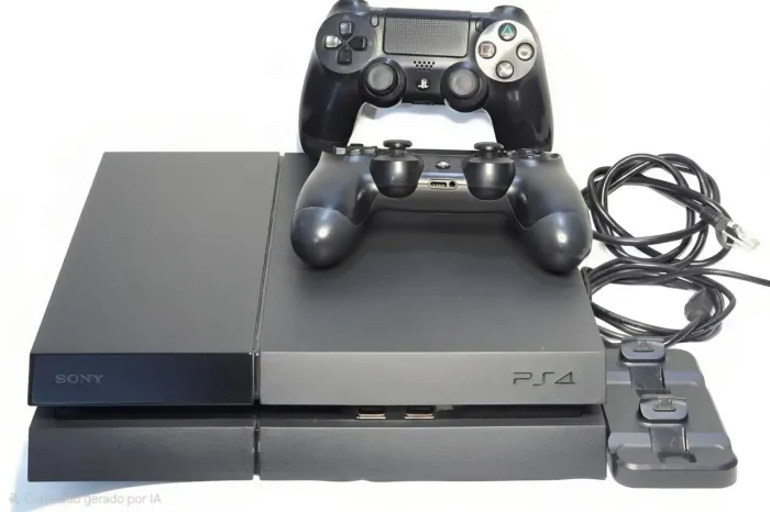 Vendo PS4 fat 500 GB com hd externo de 2 TB