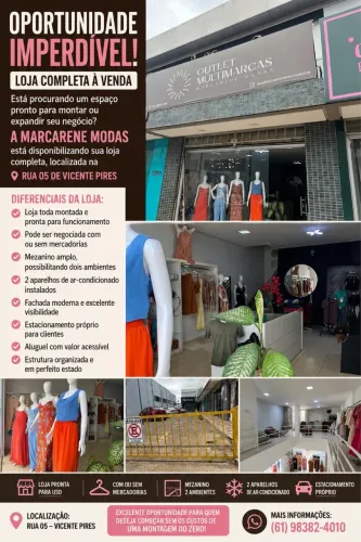 Loja de roupa em Vicente Pires 