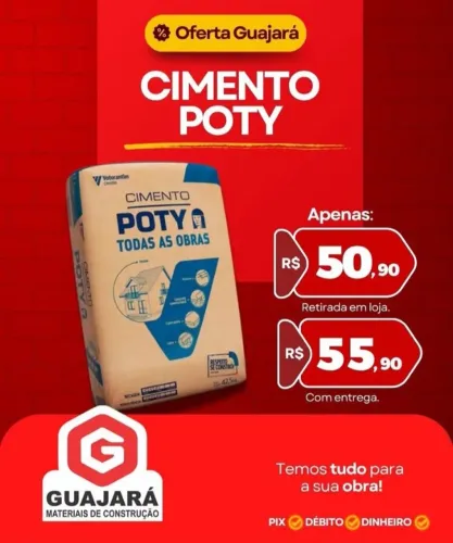 CIMENTO POTY 50KG 50,90