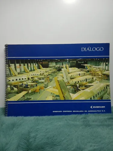 Catálogo Antigo Embraer Diálogo 1986 Raro - Coleção e Aviação