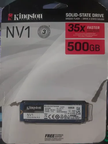 SSD NVMe 1.0 500GB Kingston