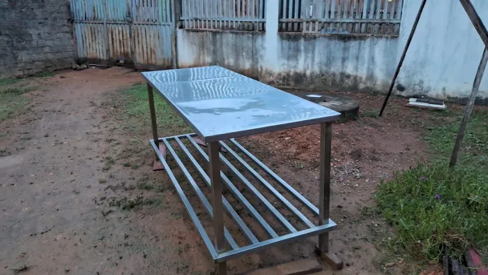Bancada de inox 
