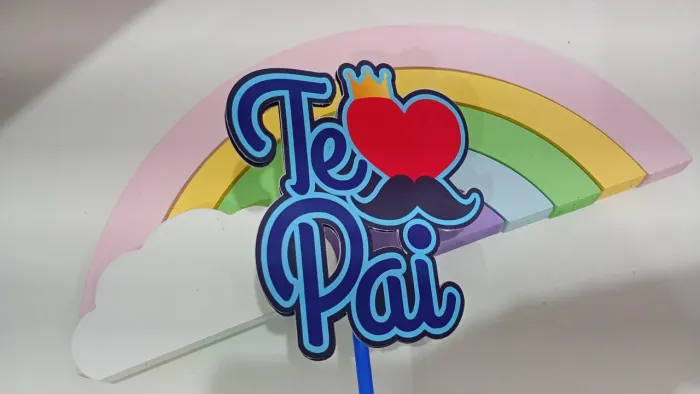 Topo de bolo dia dos Pais
