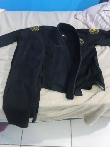 Kimono preto infantil 