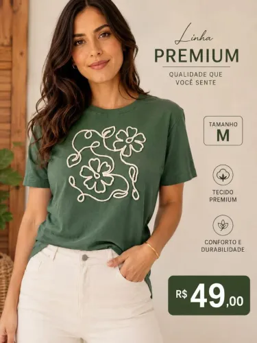 Blusa feminina linha premium