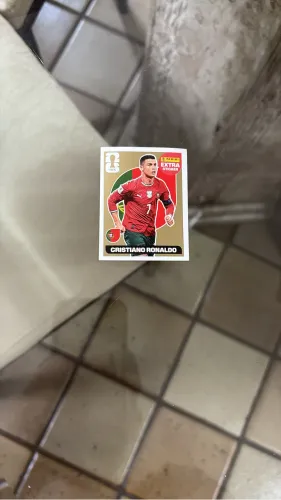 Extra Stickers FIFA World Cup 2026 Cristiano Ronaldo Dourado