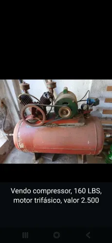 Compressor em ótimo estado