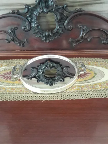 Bandeja centenária espelhada